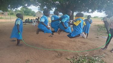 Pupils at Ibalany P/S attending Recreational Activities